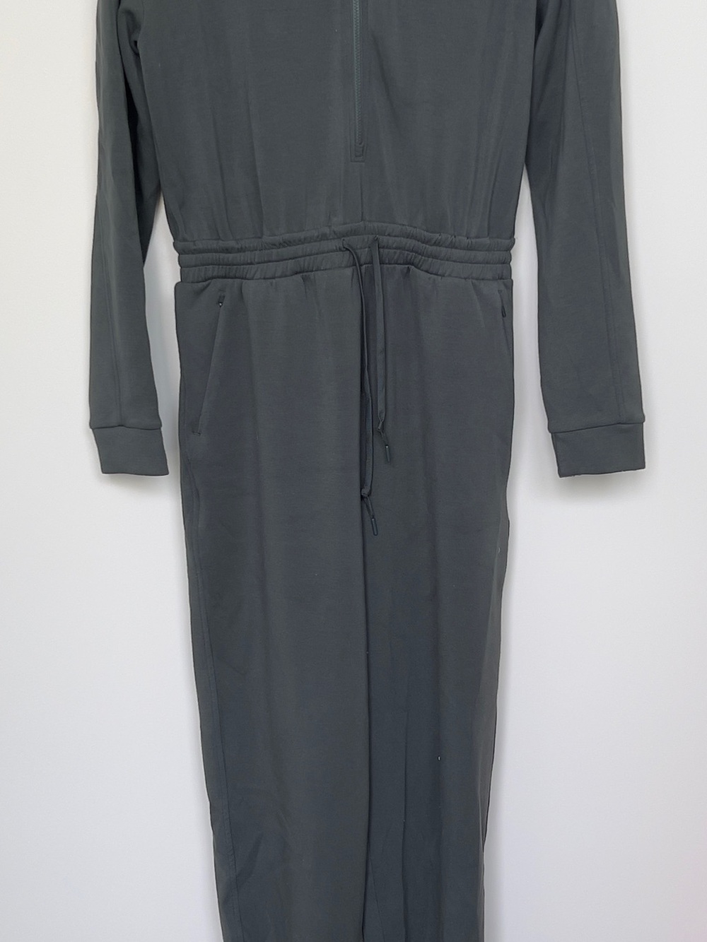 Zella Zip-Front Jumpsuit in Slate Green - Picture 6 of 7